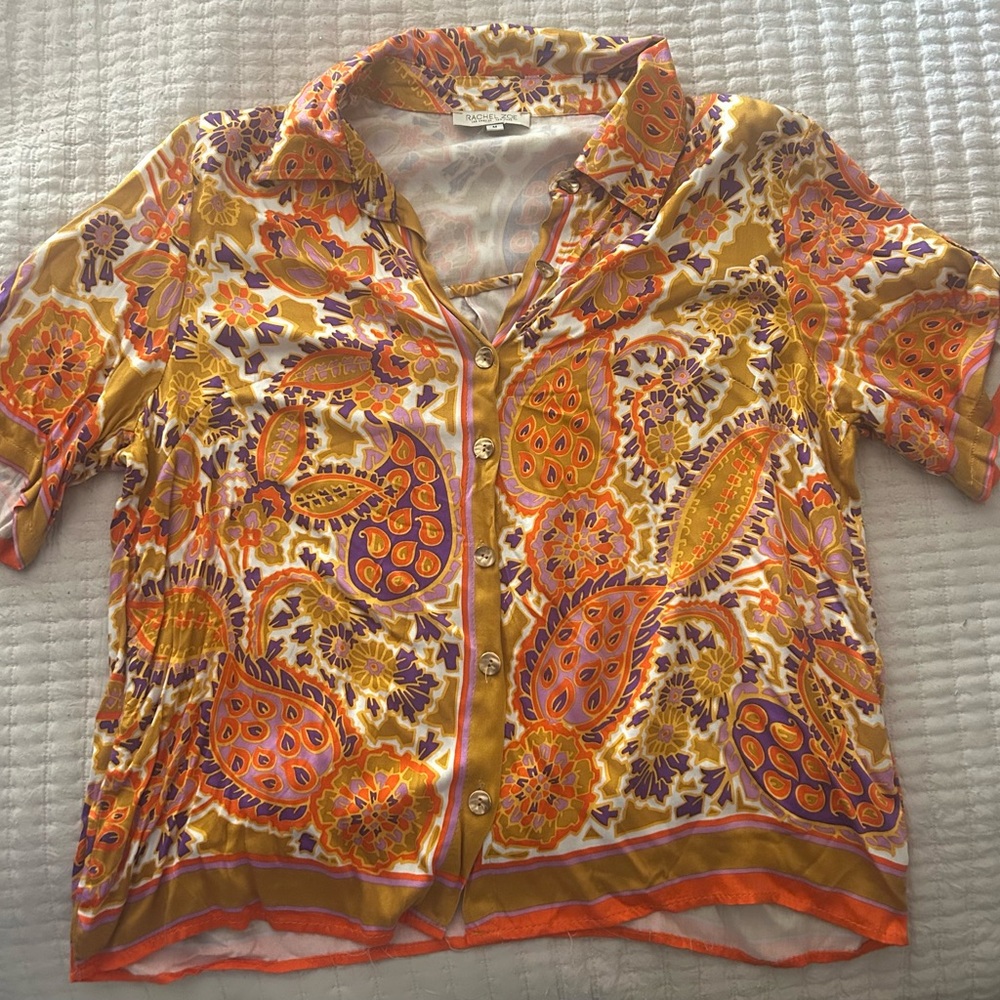 Rachel Zoe Multicolor Paisley Blouse